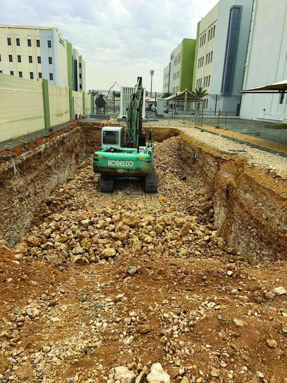 Site excavation